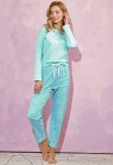 Dámské bavlněné pyžamo s dlouhým rukávem Abi - Taro