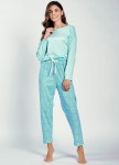 Dámské bavlněné pyžamo s dlouhým rukávem Abi - Taro