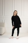 Dětská mikina Little Ana/ Black - Wualaa by dolce sonno