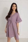 Mušlínová kojící noční košilka Celine / Lavender – Dolce Sonno