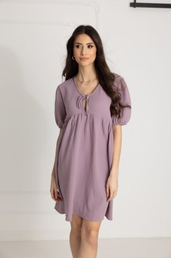 WUALAA Women - Mušelínové šaty Silvia / Lavender