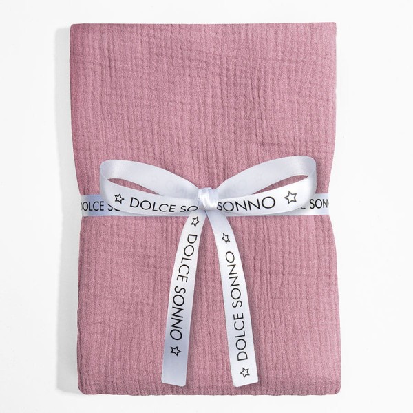 Velká mušelínová plena Zavinovačka Dětská deka 110 cm Fuchsia - Dolce Sonno