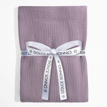 Velká mušelínová plena Zavinovačka Dětská deka 110 cm Lavender - Dolce Sonno