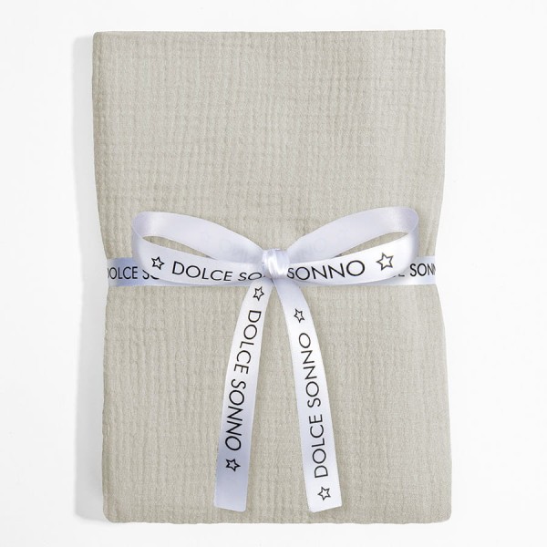 Mušelínová plena Zavinovačka Dětská deka 70x80 cm Beige - Dolce Sonno