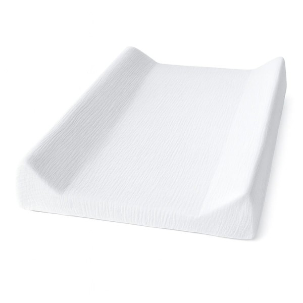 Mušelínový potah na přebalovací podložku s gumičkou White - Dolce Sonno