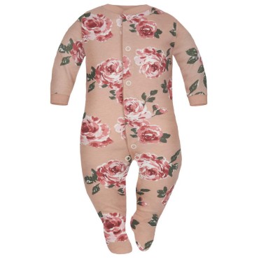 Kojenecký overal Béžové Růže - Dolce Sonno