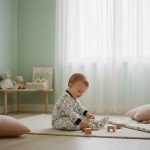 Kojenecký overal černí sloni - Dolce Sonno