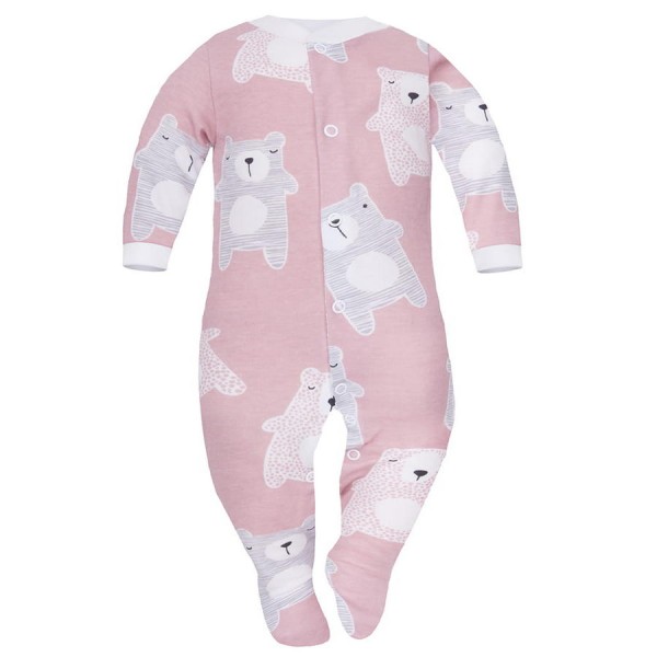 Kojenecký overal růžový s medvídky koala - Dolce Sonno