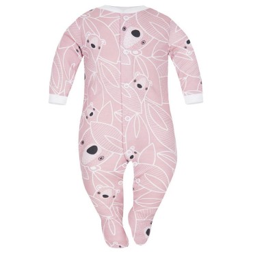 Kojenecký overal růžový s medvídky - Dolce Sonno