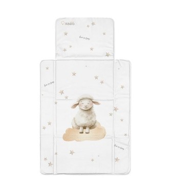 Přebalovací podložka cestovní rozkládací 77x44 cm Spící ovečky Albero Mio