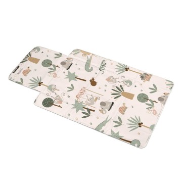 Přebalovací podložka cestovní rozkládací 77x44 cm Hra v tropech Albero Mio