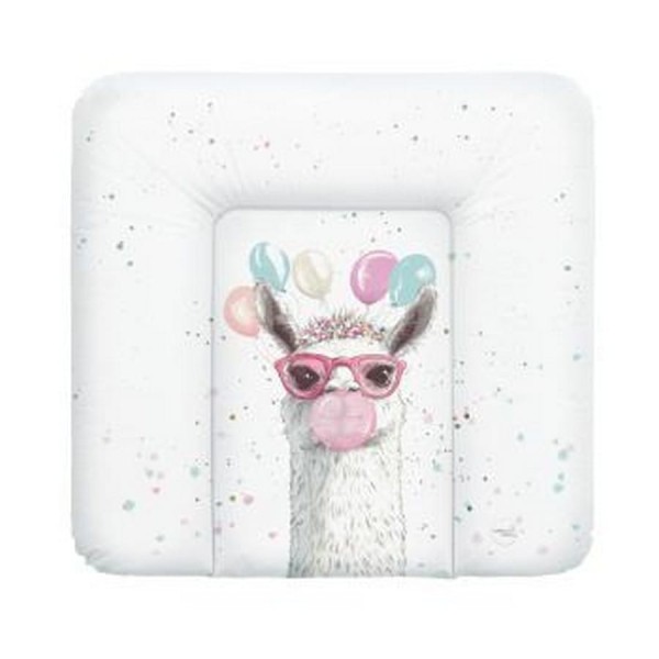 Přebalovací podložka měkká střední Basic 75x72 cm Crazy Lama CEBA BABY