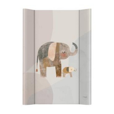 Přebalovací podložka tvrdá malá 70x50 cm Basic Elephant Family CEBA BABY