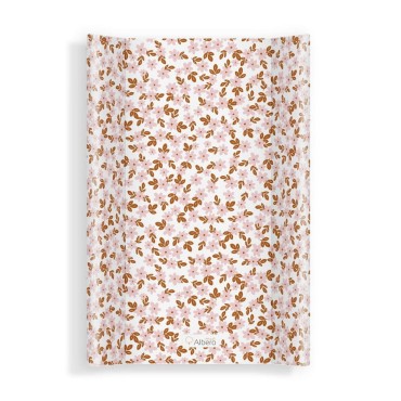 Přebalovací podložka měkká profilovaná 70x47 cm Retro květiny Albero Mio