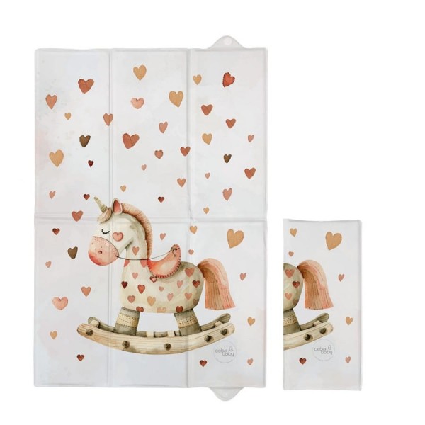 Přebalovací podložka cestovní skládací 60x40 cm Basic Rocking Horse CEBA BABY