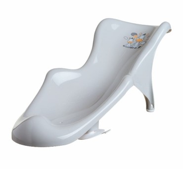 Sedačka lehátko do vany šedá Zebra - Maltex