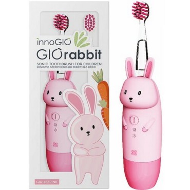 Dětská sonická zubní kartáček Pink GIOrabbit - INNOGIO