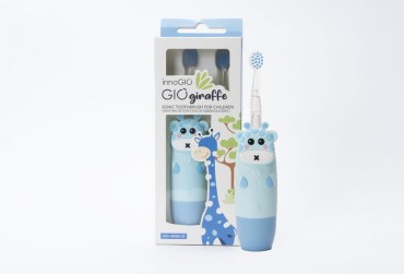 Dětská sonická zubní kartáček Soniczna Blue GIOgiraffe - INNOGIO