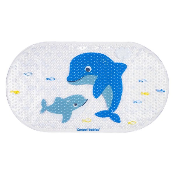 Protiskluzová koupelnová podložka 69 x 38 cm Love&Sea modrá | Canpol