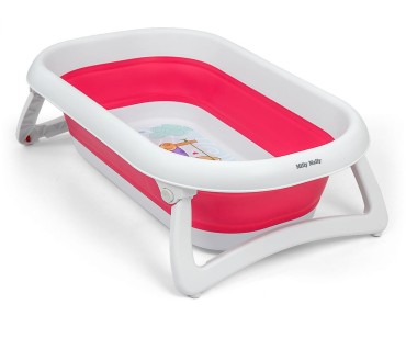 Skládací vanička pro kojence Aqua Pink Milly Mally