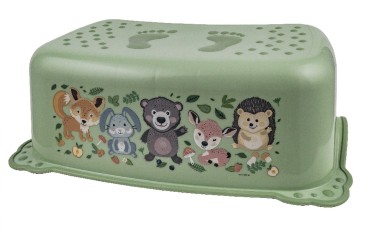 Dětská stolička Leśna Ferajna zelená Jeżyk od Maltex