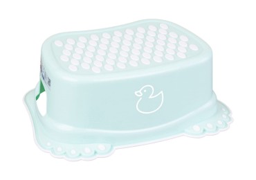 Protiskluzová podnožka pro děti Kachna – světle zelená Tega