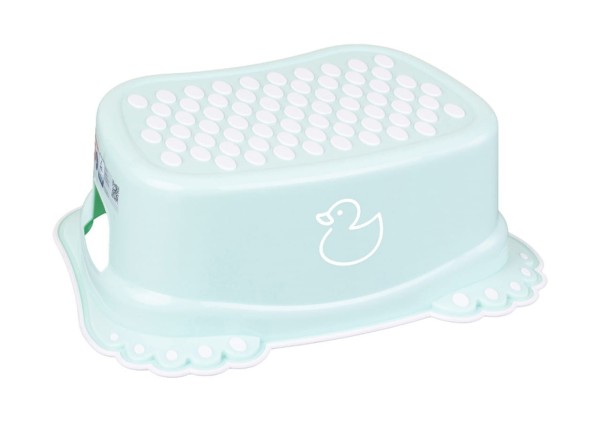 Protiskluzová podnožka pro děti Kachna – světle zelená Tega