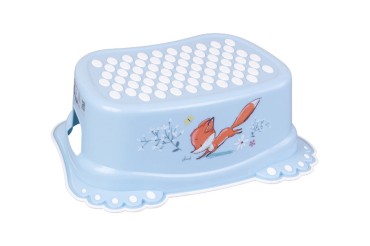 Protiskluzová stolička pro děti Lesní pohádka – světle modrá Tega