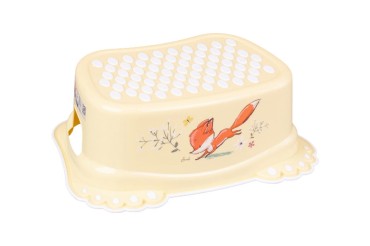 Protiskluzový podnožník pro děti Lesní pohádka – světle žlutý Tega