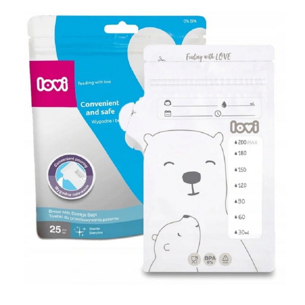 Sáčky na skladování potravin 25 ks 200 ml | Lovi