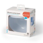 Silikonová miska s přísavkou pro kojence – modrá | Babyono