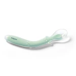 Flexibilní silikonová lžička – zelená | Babyono 785-02