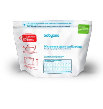 Sáčky pro sterilizaci v mikrovlnné troubě – 5 ks | Babyono 1028