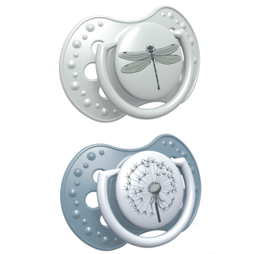 Dvě silikonové dudlíky Boy Botanc Lovi