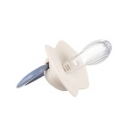 Dvě silikonové dudlíky Pure modré Canpol