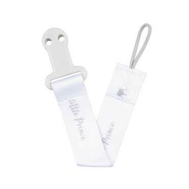 Šňůrka na dudlík Little Prince šedá  | Canpol babies