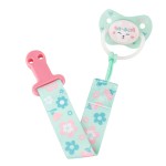 Stužka, řetízek na dudlík ze série Exotic Animals Turquoise - Canpol Babies