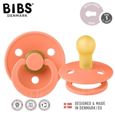 Uklidňující dudlík z kaučuku Hevea Papaya S - Bibs