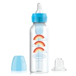 Standardní láhev modrá 250 ml, proti kolikám 6+, náustek – nekapka | Dr.Brown's
