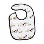 Bavlněný bryndák podšitý voskovaným plátnem na suchý zip Akuku