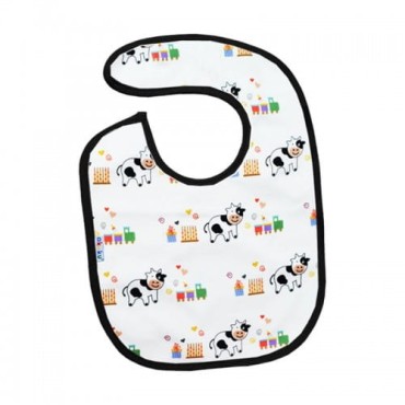 Bavlněný bryndák podšitý voskovaným plátnem na suchý zip Akuku