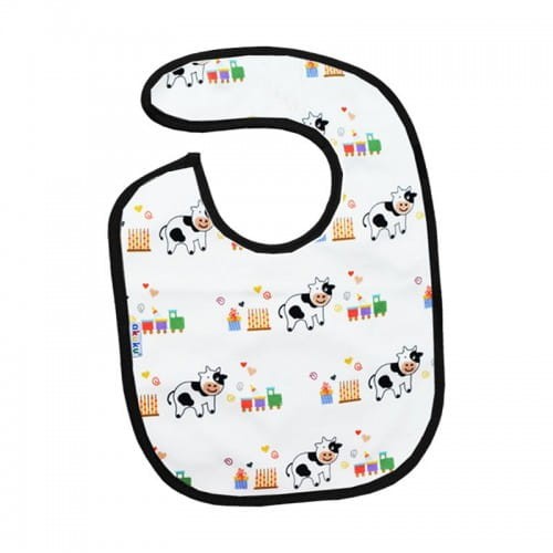 Bavlněný bryndák podšitý voskovaným plátnem na suchý zip Akuku