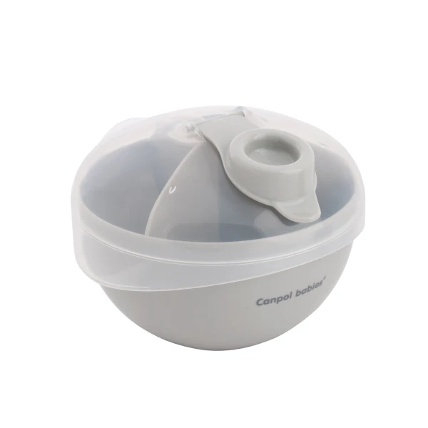 Nádoba na skladování sušeného mléka se třemi oddíly, šedá – Canpol Babies