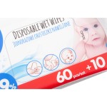 Jednorázové vlhčené ubrousky pro děti s obsahem 99 % vody – Akuku