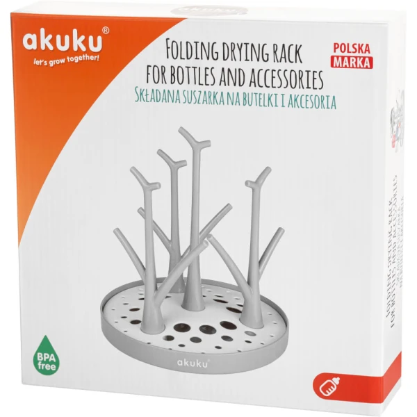 Skládací sušička na láhve a doplňky A0014 - Akuku