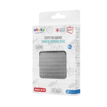 Termofor s třešňovými peckami A0635 Grey Zdravotnický prostředek! - Akuku