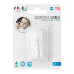 Silikonová kartáček na masáž dásní a prvních zoubků kojence A0393 Akuku