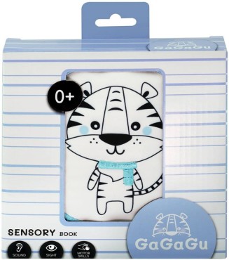 Smyslová knížka pro kojence Šelest | GAGAGU