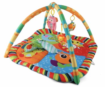 Vzdělávací podložka pro kojence Barevná zvířátka od Milly Mally