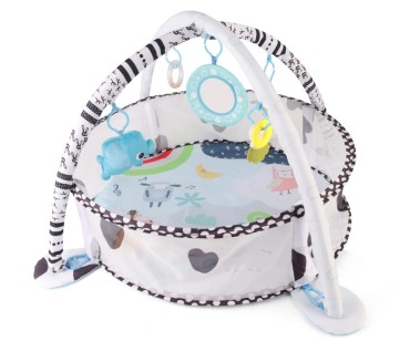 Vzdělávací podložka pro kojence 2 v 1 Bazén s míčky od Milly Mally